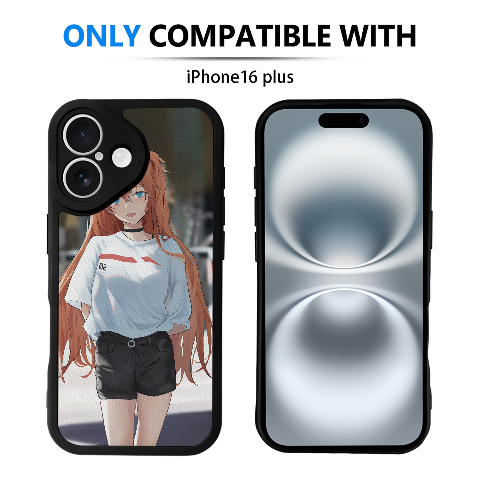 （画像用） EVA 新世紀エヴァンゲリオン 【iPhone 16シリーズ対応】シリコンスマホケース（レザー調） 材質：シリコン